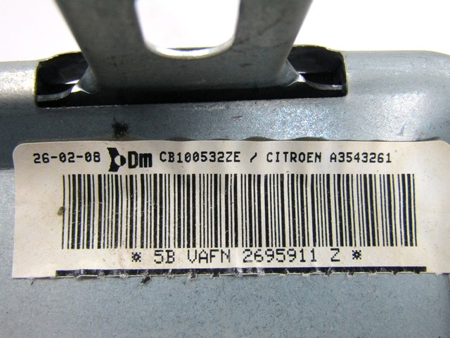 KIT AIRBAG KOMPLET OEM N. 16330 KIT AIRBAG COMPLETO ORIGINAL REZERVNI DEL CITROEN C3 / PLURIEL MK1R (09/2005 - 11/2010) BENZINA LETNIK 2008