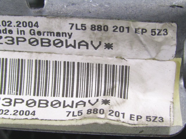 KIT AIRBAG KOMPLET OEM N. 16848 KIT AIRBAG COMPLETO ORIGINAL REZERVNI DEL PORSCHE CAYENNE 9PA MK1 (2003 -2008) BENZINA LETNIK 2004