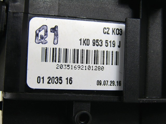 KRMILO SMERNIKI OEM N. 23179 DEVIOLUCI DOPPIO ORIGINAL REZERVNI DEL VOLKSWAGEN TIGUAN 5N MK1 (2007 - 2011)DIESEL LETNIK 2009