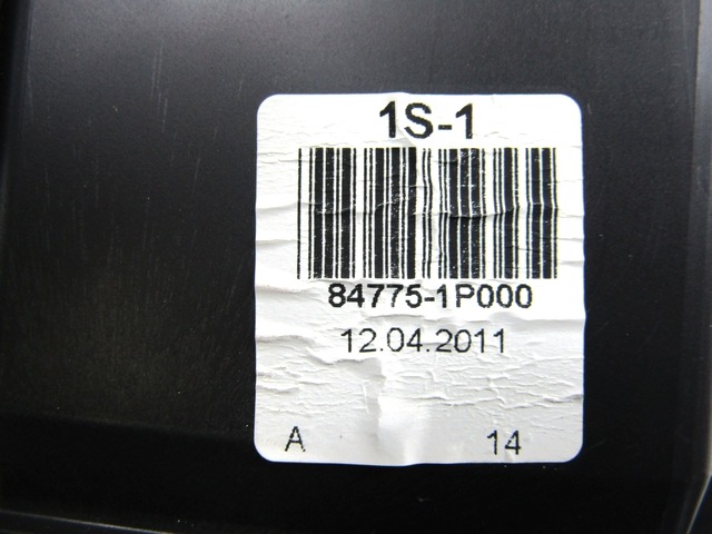 CENTRALNE PREZRACEVALNE SOBE  OEM N. 84775-1P000 ORIGINAL REZERVNI DEL KIA VENGA YN (2010 - 2019)DIESEL LETNIK 2012