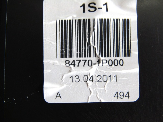 CENTRALNE PREZRACEVALNE SOBE  OEM N. 84770-1P000 ORIGINAL REZERVNI DEL KIA VENGA YN (2010 - 2019)DIESEL LETNIK 2012