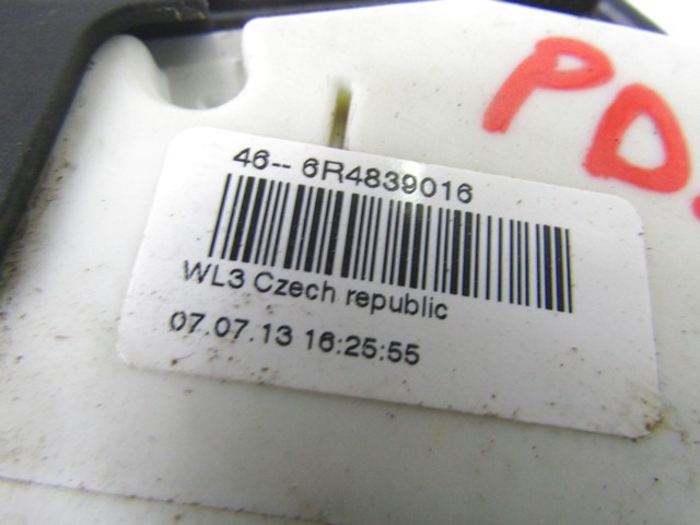 CENTRALNO ZAKLEPANJE ZADNJIH DESNIH VRAT OEM N. 6R4839016 ORIGINAL REZERVNI DEL VOLKSWAGEN POLO 6R1 6C1 (06/2009 - 02/2014) BENZINA LETNIK 2013