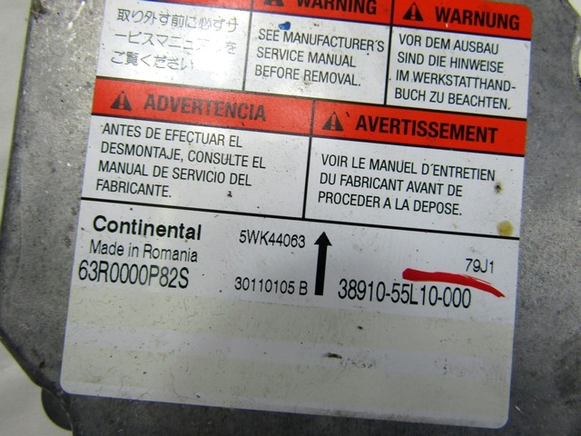 KIT AIRBAG KOMPLET OEM N. 1800 KIT AIRBAG COMPLETO ORIGINAL REZERVNI DEL FIAT SEDICI FY R (05/2009 - 2014) DIESEL LETNIK 2011