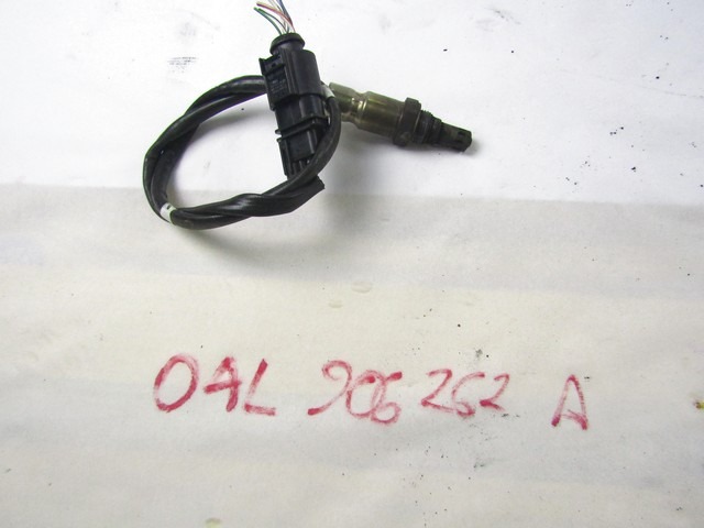 SONDA LAMBDA  OEM N. 04L906262 ORIGINAL REZERVNI DEL VOLKSWAGEN GOLF VII 5G1 BQ1 BE1 BE2 BA5 BV5 MK7 (2012 - 2017)DIESEL LETNIK 2015