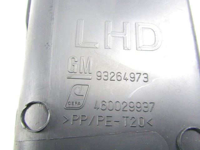 PREDAL ZA DOKUMENTE OEM N. 93264973 ORIGINAL REZERVNI DEL OPEL MERIVA A X03 (2003 - 2006) DIESEL LETNIK 2003