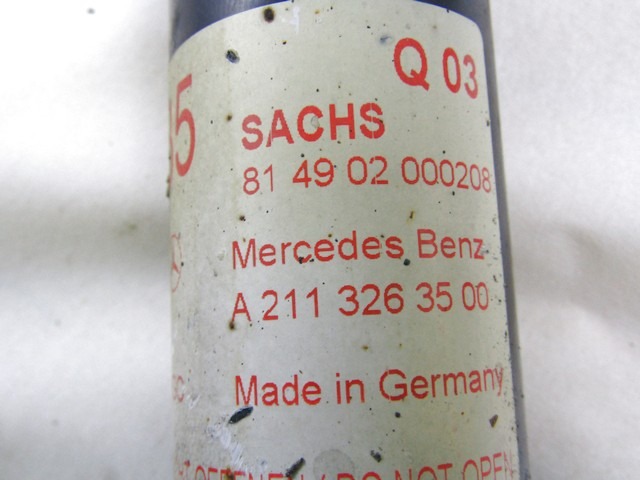 ZADNJI AMORTIZERJI OEM N. A2113263500 ORIGINAL REZERVNI DEL MERCEDES CLASSE E W211 S211 BER/SW (03/2002 - 05/2006) DIESEL LETNIK 2005