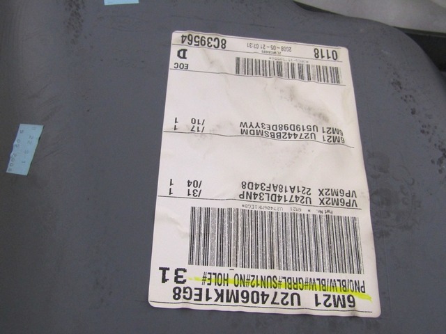 VRATNI PANEL OEM N. PNPDTFDGALAXYWA6MK2MV5P ORIGINAL REZERVNI DEL FORD GALAXY WA6 MK2 (2006 - 2015)DIESEL LETNIK 2008