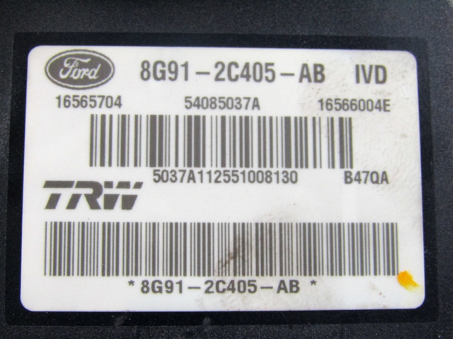 ABS AGREGAT S PUMPO OEM N. 8G912C405AB ORIGINAL REZERVNI DEL FORD GALAXY WA6 MK2 (2006 - 2015)DIESEL LETNIK 2008