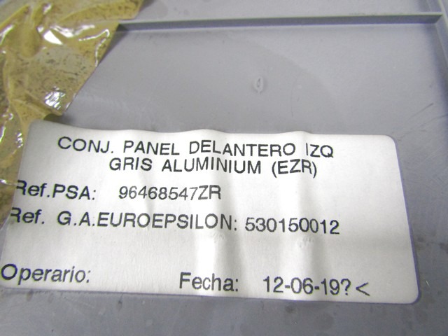 NOTRANJA OBLOGA SPREDNJIH VRAT OEM N. PNASTCTC3PLUMK1CB2P ORIGINAL REZERVNI DEL CITROEN C3 / PLURIEL MK1 (2002 - 09/2005) BENZINA LETNIK 2003