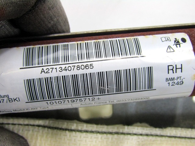 ZRACNA BLAZINA GLAVA DESNA OEM N. A27134078065 ORIGINAL REZERVNI DEL MINI ONE / COOPER BERLINA CABRIO R56 R57 (2007 - 2013) DIESEL LETNIK 2007