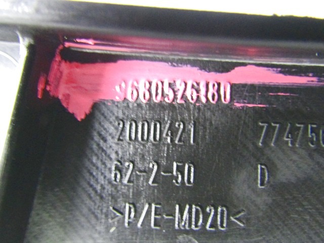 NOSILCI ZADNJEGA ODBIJACA  OEM N. 9680526180 ORIGINAL REZERVNI DEL CITROEN C4 PICASSO/GRAND PICASSO MK1 (2006 - 08/2013) DIESEL LETNIK 2007
