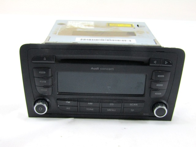 RADIO CD / OJACEVALNIK / IMETNIK HIFI OEM N. 8P0035186G ORIGINAL REZERVNI DEL AUDI A3 MK2 8P 8PA 8P1 (2003 - 2008)DIESEL LETNIK 2008