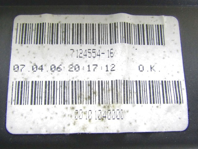 PREDAL ZA DOKUMENTE OEM N. 712455416 ORIGINAL REZERVNI DEL BMW SERIE 1 BER/COUPE/CABRIO E81/E82/E87/E88 (2003 - 2007) DIESEL LETNIK 2006