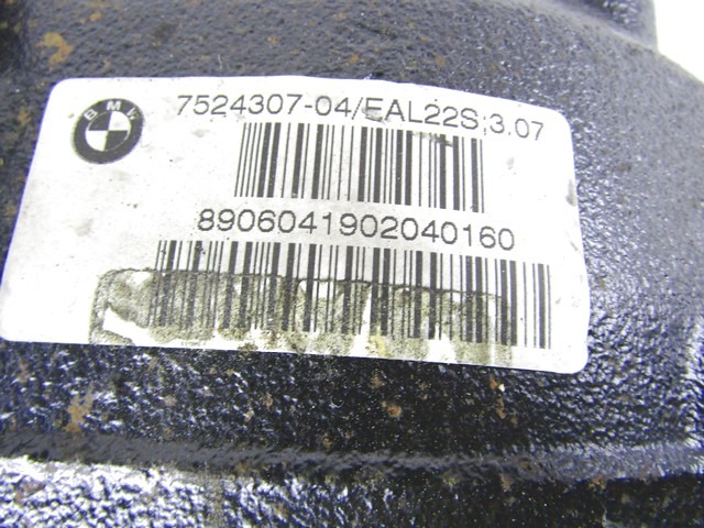 ZADNJI DIFERENCIAL OEM N. 752430704 ORIGINAL REZERVNI DEL BMW SERIE 1 BER/COUPE/CABRIO E81/E82/E87/E88 (2003 - 2007) DIESEL LETNIK 2006