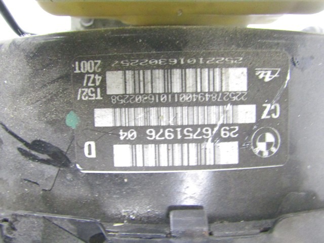 SERVO OJACEVALNIK ZAVOR S PUMPO OEM N. 296751976 ORIGINAL REZERVNI DEL BMW SERIE 1 BER/COUPE/CABRIO E81/E82/E87/E88 (2003 - 2007) DIESEL LETNIK 2006