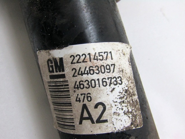 ZADNJI AMORTIZERJI OEM N. 22214571 ORIGINAL REZERVNI DEL OPEL ASTRA H A04 L48,L08,L35,L67 5P/3P/SW (2004 - 2007) BENZINA LETNIK 2007