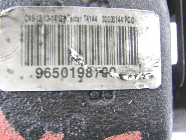 SPREDNJE LEVE ZAVORNE CELJUSTI  OEM N. 9650198780 ORIGINAL REZERVNI DEL CITROEN C3 / PLURIEL MK1 (2002 - 09/2005) BENZINA LETNIK 2005