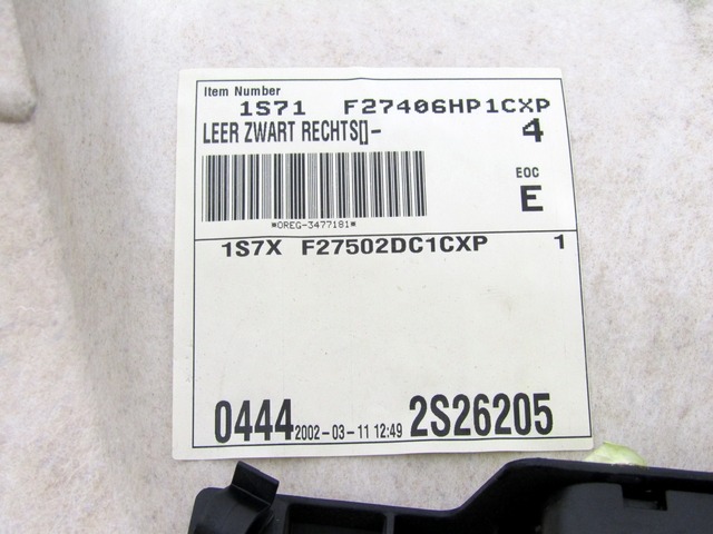 VRATNI PANEL OEM N. PNPDTFDMONDEOBWYMK2SW5P ORIGINAL REZERVNI DEL FORD MONDEO B5Y B4Y BWY MK2 BER/SW (2000 - 2007) DIESEL LETNIK 2002