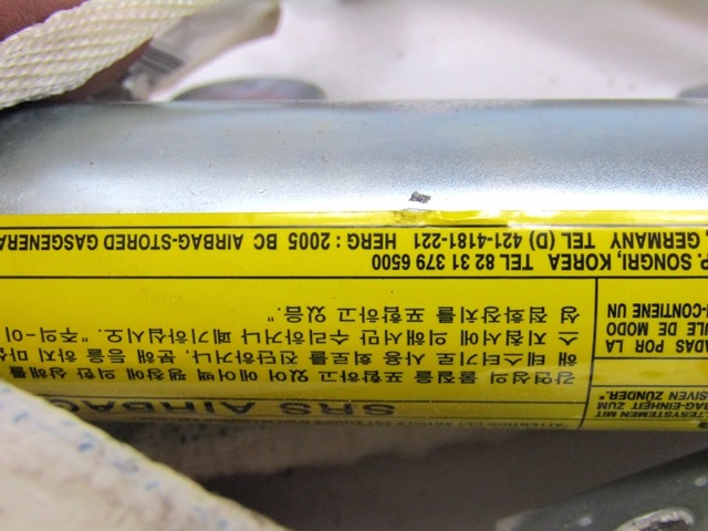 ZRACNA BLAZINA GLAVA LEVA OEM N. 569503E500 ORIGINAL REZERVNI DEL KIA SORENTO JC MK1 (2002 - 2009) DIESEL LETNIK 2006