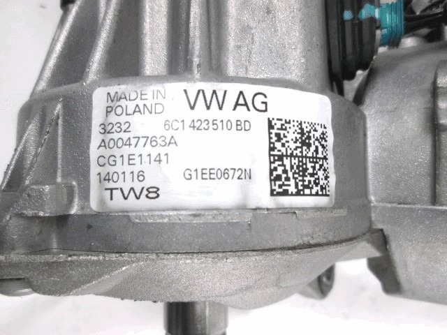 VOLANSKI DROG OEM N. 6C1909144D ORIGINAL REZERVNI DEL VOLKSWAGEN POLO 6R1 6C1 R (02/2014 - 2017) BENZINA LETNIK 2017