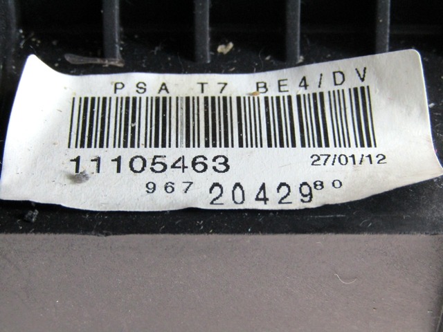 MEHANIZEM VZVODA ROCNEGA MENJALNIKA OEM N. 9672042980 ORIGINAL REZERVNI DEL PEUGEOT 308 4A 4B 4C 4E 4H MK1 BER/SW/CC (2007 - 2013) DIESEL LETNIK 2012