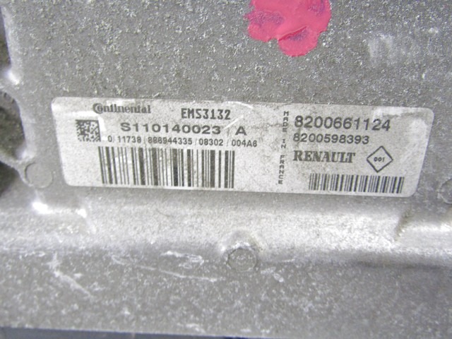 KOMPLET ODKLEPANJE IN VZIG  OEM N. 33356 KIT ACCENSIONE AVVIAMENTO ORIGINAL REZERVNI DEL DACIA LOGAN MK1 (2004 - 2013) BENZINA/GPL LETNIK 2009