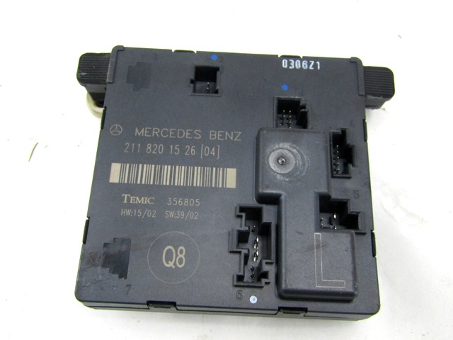 RACUNALNIK VRAT IN STEKEL OEM N. 2118201526 ORIGINAL REZERVNI DEL MERCEDES CLASSE E W211 S211 BER/SW (03/2002 - 05/2006) DIESEL LETNIK 2003