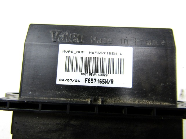 REGULATOR PREZRACEVANJA OEM N. F657165W ORIGINAL REZERVNI DEL RENAULT CLIO BR0//1 CR0/1 KR0/1 MK3 (2005 - 05/2009) BENZINA LETNIK 2007