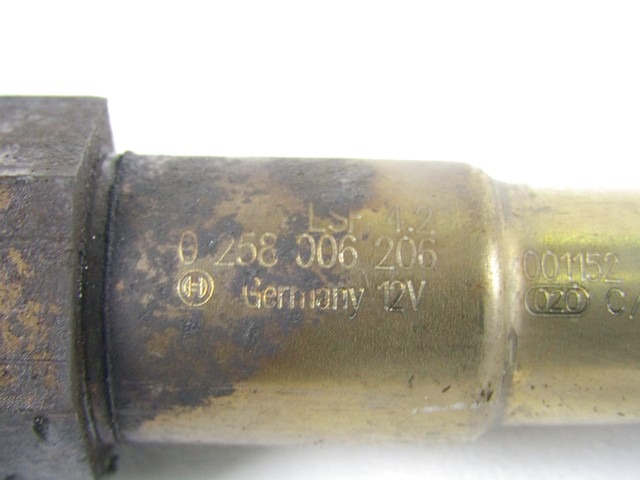 SONDA LAMBDA  OEM N. 258006206 ORIGINAL REZERVNI DEL FIAT PUNTO EVO 199 (2009 - 2012)  BENZINA/GPL LETNIK 2010