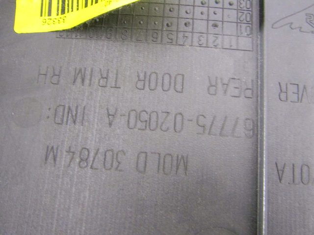 VRATNI PANEL OEM N. PNPDTTYCOROLLAE12BR5P ORIGINAL REZERVNI DEL TOYOTA COROLLA E12 (2000 - 2006) DIESEL LETNIK 2005