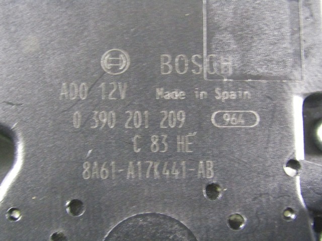 MOTORCEK ZADNJEGA BRISALCA OEM N. 8A61-A17K441-AB ORIGINAL REZERVNI DEL FORD FIESTA CB1 CNN MK6 (09/2008 - 11/2012) BENZINA/GPL LETNIK 2010