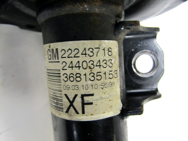 SPREDNJI LEVI AMORTIZER OEM N. 22243718 ORIGINAL REZERVNI DEL OPEL MERIVA A X03 R (2006 - 2010) BENZINA/GPL LETNIK 2010