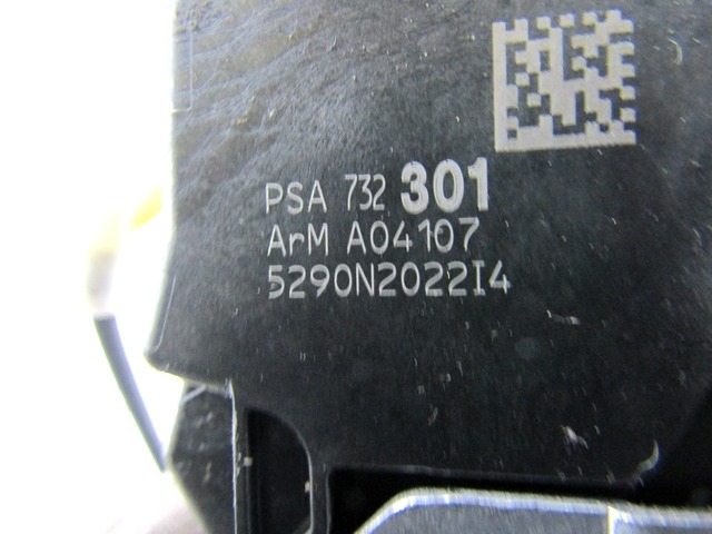 CENTRALNO ZAKLEPANJE ZADNJIH DESNIH VRAT OEM N. 9800624180 ORIGINAL REZERVNI DEL PEUGEOT 5008 0U 0E MK1 (2009 - 2013) DIESEL LETNIK 2010