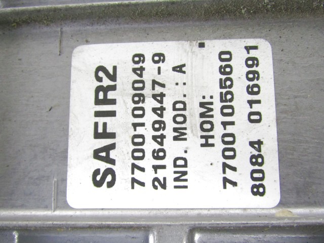 KOMPLET ODKLEPANJE IN VZIG  OEM N. 7876 KIT ACCENSIONE AVVIAMENTO ORIGINAL REZERVNI DEL RENAULT TWINGO C06 MK1 (1993 - 1998) BENZINA LETNIK 1998