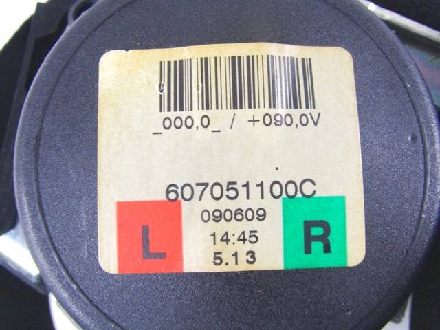 VARNOSTNI PAS OEM N. 607051100D ORIGINAL REZERVNI DEL BMW SERIE 3 BER/SW/COUPE/CABRIO E90/E91/E92/E93 LCI R (2009 - 2012) DIESEL LETNIK 2009