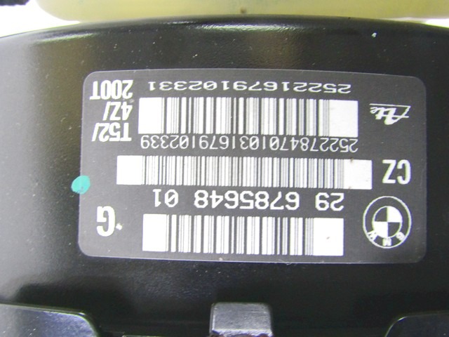 SERVO OJACEVALNIK ZAVOR S PUMPO OEM N. 6785648 ORIGINAL REZERVNI DEL BMW SERIE 3 BER/SW/COUPE/CABRIO E90/E91/E92/E93 LCI R (2009 - 2012) DIESEL LETNIK 2009