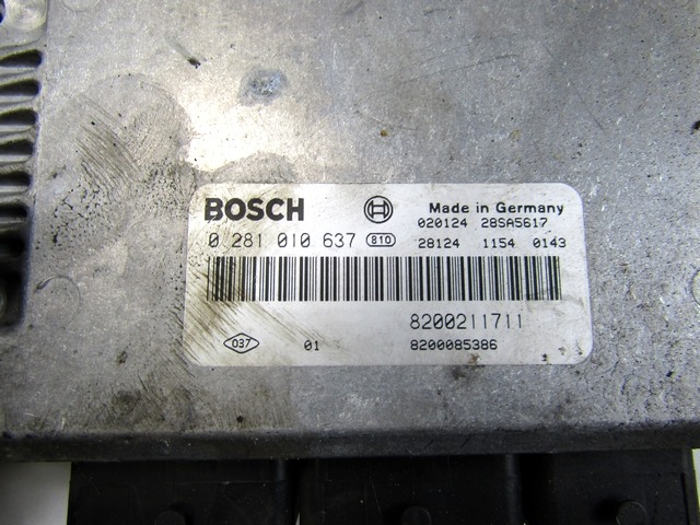 KOMPLET ODKLEPANJE IN VZIG  OEM N. 15775 KIT ACCENSIONE AVVIAMENTO ORIGINAL REZERVNI DEL RENAULT LAGUNA BG0/1 KG0/1 MK2 BER/SW (11/2000 - 12/2004) DIESEL LETNIK 2002