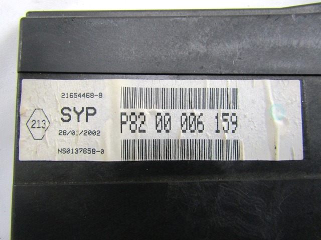 KOMPLET ODKLEPANJE IN VZIG  OEM N. 15775 KIT ACCENSIONE AVVIAMENTO ORIGINAL REZERVNI DEL RENAULT LAGUNA BG0/1 KG0/1 MK2 BER/SW (11/2000 - 12/2004) DIESEL LETNIK 2002