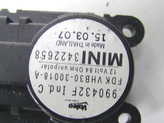 MOTORCEK OGREVANJA OEM N. 3422658 ORIGINAL REZERVNI DEL MINI ONE / COOPER BERLINA CABRIO R56 R57 (2007 - 2013) BENZINA LETNIK 2007