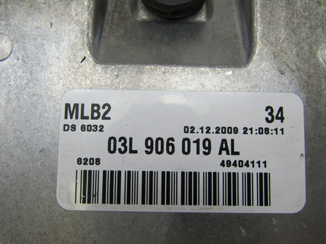 KOMPLET ODKLEPANJE IN VZIG  OEM N. 30390 KIT ACCENSIONE AVVIAMENTO ORIGINAL REZERVNI DEL AUDI A4 B8 8K2 BER/SW/CABRIO (2007 - 11/2015) DIESEL LETNIK 2010