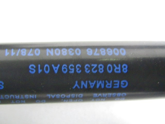 AMORTIZERJI POKROVA MOTORJA  OEM N. 8R0823359A ORIGINAL REZERVNI DEL AUDI Q5 8R B8 (10/2008 - 06/2012) DIESEL LETNIK 2011