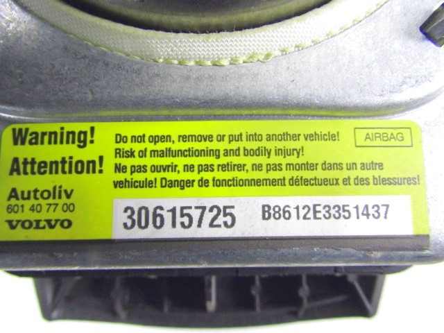 KIT AIRBAG KOMPLET OEM N. 17906 KIT AIRBAG COMPLETO ORIGINAL REZERVNI DEL VOLVO V50 545 (2004 - 05/2007) DIESEL LETNIK 2005
