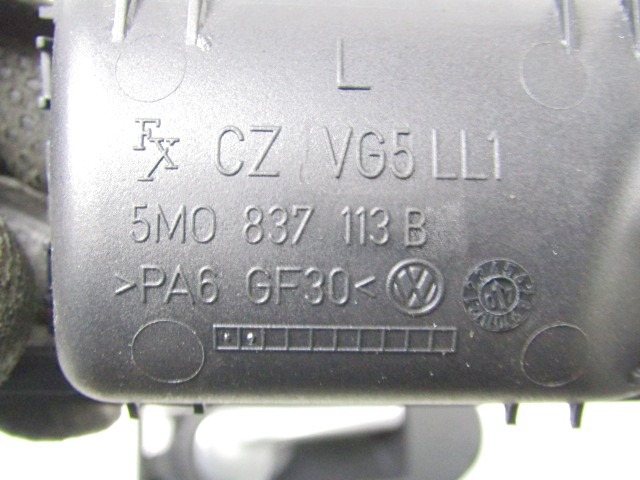 NOTRANJA KLJUKA  OEM N. 5M0837113B ORIGINAL REZERVNI DEL VOLKSWAGEN GOLF PLUS 5M1 521 MK1 (2004 - 2009) DIESEL LETNIK 2007