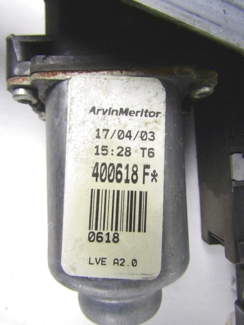 MEHANIZEM DVIGA SPREDNJIH STEKEL  OEM N. 16336 Sistema alzacristallo porta anteriore elettr ORIGINAL REZERVNI DEL CITROEN C3 / PLURIEL MK1 (2002 - 09/2005) DIESEL LETNIK 2003