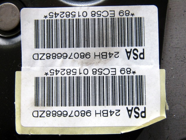 OEM N. 98076688ZD ORIGINAL REZERVNI DEL CITROEN C3 PICASSO MK1R (2012 - 2017) DIESEL LETNIK 2015