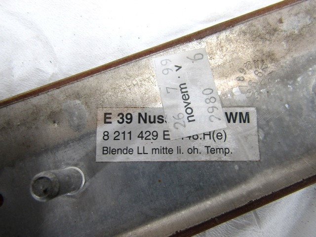 NOTRANJE OKRASNE LETVE  OEM N. 8211429 ORIGINAL REZERVNI DEL BMW SERIE 5 E39 BER/SW (1995 - 08/2000) DIESEL LETNIK 1999