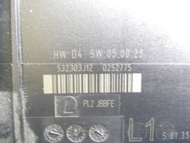 RACUNALNIK MOTORJA/REM OEM N. 61359119495 ORIGINAL REZERVNI DEL BMW SERIE 3 BER/SW/COUPE/CABRIO E90/E91/E92/E93 (2005 -2009) BENZINA LETNIK 2006