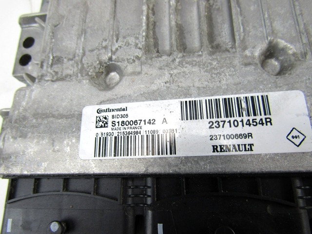 OSNOVNA KRMILNA ENOTA DDE / MODUL ZA VBRIZGAVANJE OEM N. 237101454R ORIGINAL REZERVNI DEL RENAULT MEGANE MK3 BZ0/1 B3 DZ0/1 KZ0/1 BER/SPORTOUR/ESTATE (2009 - 2015) DIESEL LETNIK 2011