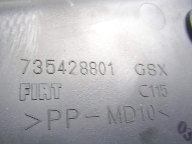 PREDAL ZA DOKUMENTE OEM N. 735428801 ORIGINAL REZERVNI DEL LANCIA DELTA 844 MK3 (2008 - 2014) DIESEL LETNIK 2009