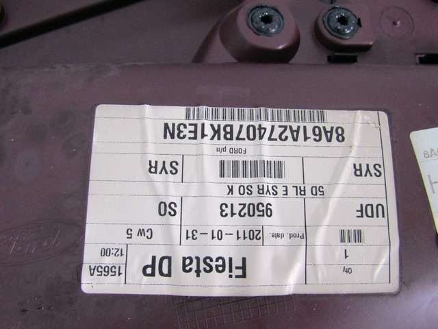 VRATNI PANEL OEM N. PNPSTFDFIESTACB1MK6BR5P ORIGINAL REZERVNI DEL FORD FIESTA CB1 CNN MK6 (09/2008 - 11/2012) DIESEL LETNIK 2011